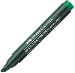 Faber-Castell Перм. маркер Faber-Castell 54 Скосен вр Зелен (1605517-03-1010120126- НЕ)