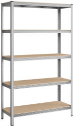 Intenso fém polc- 200 x 100 x 50 cm (5 polc)