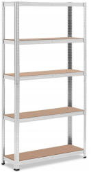 Intenso fém polc- 180 x 90 x 30 cm (5 polc)