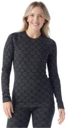 Smartwool W Classic Thermal Merino BL Crew Boxed női funkcionális felső L / szürke/fehér
