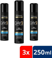TRESemmé volumennövelő száraz sampon (3x250 ml) + ajándék fésű + ajándék hajcsat