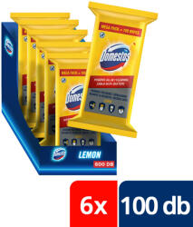 Domestos higiénikus törlőkendő citrom illattal 6x100 db