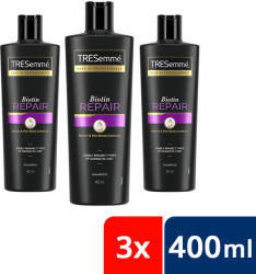 TRESemmé Biotin Repair sampon károsodott hajra biotinnal (3x400 ml) - pelenka - 6 199 Ft
