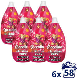 Coccolino Fuchsia Passion ultrakoncentrált öblítő (6x870 ml)