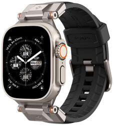 Spigen - DuraPro Armor PU - Apple Watch 1/2/3/4/5/6/7/8/9/10/SE/SE 2/Ultra/Ultra 2 (42/44/45/46/49mm) - Fekete (KF2328240)