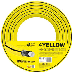 Cellfast Furtun pentru gradina Cellfast 4YELLOW 3 4 , 20m, 4 straturi, protectie UV, antirasucire (10-520) - esell