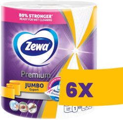 Zewa Premium Jumbo papírtörlő - 3 rétegű fehér (Karton - 6 db)