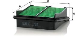 Mann Filter C 1724 Levegőszűrő, C1724