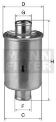 Mann Filter W811/1 Olajszűrő, W811/1