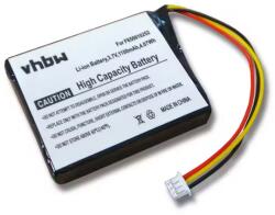 VHBW GPS csere akkumulátor Maxwell IPC653443-hoz - 1100mAh, 3, 7V (WB-800105764)