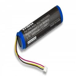 VHBW GPS csere akkumulátor a TomTom MALAGA, 6027A0131301, 6027A0050901, L5 készülékekhez - 3400 mAh, 3, 7 V (WB-800108882)