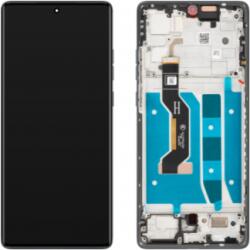 Motorola Moto G85 5G Előlap Keret+LCD Kijelző+Érintőpanel, Fekete (5D68C24854, 5D68C24989) Gyári, Service Pack