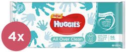 Huggies 2x HUGGIES® Single All Over Clean Nedves Törlőkendő 56 db