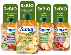 Sunar BIO Zseb gyümölcs mix 12x100 g