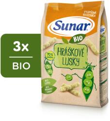 Sunar 3x SUNAR BIO Ropogós Zöldborsó pelyhek 45 g