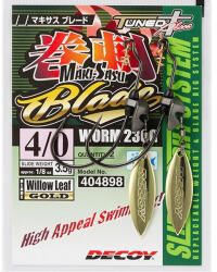 DEC Decoy Worm230g Makisasu Blade #1/0-2.5g Gold (e-jde42312)