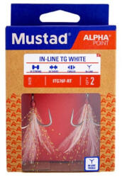 Mustad In-line Triple Grip, Red Tinsel, 6 2db/csomag (e-m4335006)