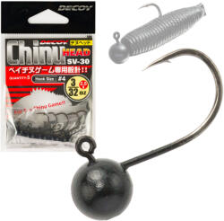 DEC Decoy Sv-30 Chinu Head #2-2.5g Ns Black (e-jde83225)
