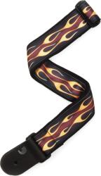 D'Addario 50F09 Hotrod Flame Woven gitárheveder