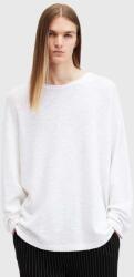 AllSaints pamut pulóver SEARS LS CREW fehér, M003JB - fehér S