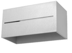 SOLLUX LOBO MAXI LED hullámlámpa 2xG9 hullámlámpa felfelé lefelé négyszögletes szürke SOLLUX (SOLLAM0696)