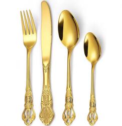 HARAHU SP-27321 24 darabos evőeszközkészlet - Arany KP27321