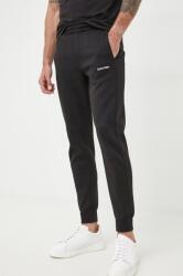 Calvin Klein melegítőnadrág fekete, férfi, sima - fekete S