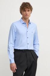 Giorgio Armani pamut ing férfi, olasz galléros, regular, 6DZC22 ZN5SZ - kék M - answear - 26 990 Ft