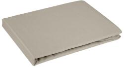 EUROFIRANY Dina pamut-szatén lepedő Bézs 220x210 cm