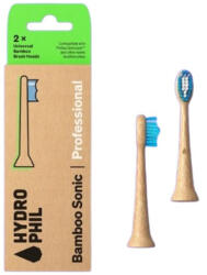 HYDROPHIL Professional Bamboo Sonic bambusz pótfej elektromos fogkeféhez - közepes sörtével - 2 db