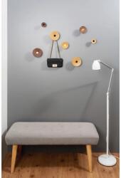 Fogas Viefe ZOOT gomb, 90mm, fa- alumínium, csiszolt sötét sárgaréz + fek (7001090N291M2)