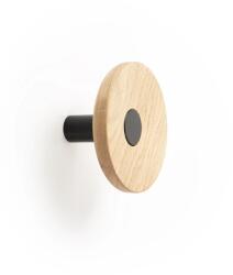  Fogas Viefe ZOOT gomb, 90mm, fa- alumínium, matt fekete + tölgy (7001090NM216)