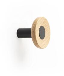 Fogas Viefe ZOOT gomb, 60mm, fa- alumínium, matt fekete + tölgy (7001060NM216)