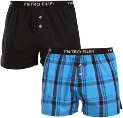 Pietro Filipi 2PACK Boxeri largi bărbați Pietro Filipi multicolori (2TC004) XXL (178971)
