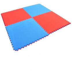  Puzzle Tatami Torna Szönyeg Elem 100 X 100 X 4 Cm Védőszegéllyel Piros/Kék (ST3138-4) - jatekrt