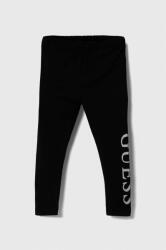 Guess gyerek legging fekete, nyomott mintás - fekete 68-76