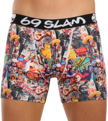 69SLAM Pantaloni scurți tip boxer pentru bărbați MEXICOLLAGE DYLAN (MBYMXG-PO) XL (180767)