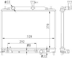 NRF hűtő, motorhűtés NRF 550015 (550015)