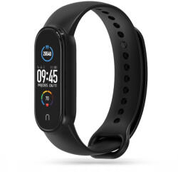 Tech-Protect Iconband Xiaomi Mi Smart Band 5/6/6/NFC/7 szilikon szíj, fekete