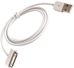 Forever 30-pin kábel iPhone, iPad készülékekhez, 1m, 1A, fehér
