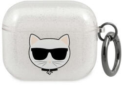 Karl Lagerfeld Apple Airpods 3 Glitter Choupette (KLA3UCHGS) tok, ezüst
