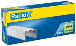 Rapid Tűzőkapocs, 26/6, horganyzott, RAPID "Standard", 5000db/doboz (24861800) - tonerpiac