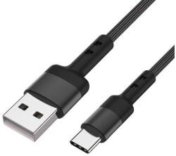Caruba USB-A - USB-C 60W adatkábel 1 méter - fekete