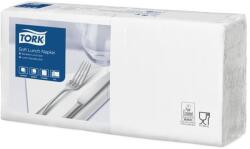 Tork Szalvéta, 1/4 hajtogatott, 3 rétegű, 32, 5x32, 8 cm, Advanced, TORK "Soft Lunch", fehér (477414) - tonerpiac