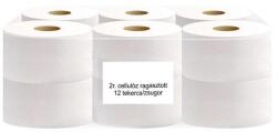  Közületi 2 rétegű 19 cm 100% cellulóz ragasztott PS105 12 tekercs/csomag toalettpapír (TP18R105-FP) - tonerpiac