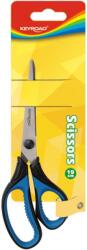Keyroad Olló 19 cm hegyes fejű Keyroad 3D vegyes színek (KR971918) - tonerpiac