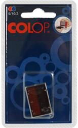 Colop Bélyegző cserepárna, 2 db/bliszter, COLOP "E/10/2", piros-kék (01113422) - tonerpiac