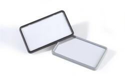 Durable Névkitűző, mágnessel, 75x40mm, DURABLE, fekete, 25db/cs (812901) - tonerpiac