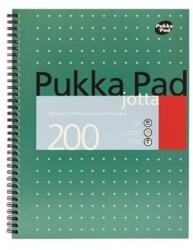 Pukka Pad Spirálfüzet, A4+, kockás, 100 lap, PUKKA PAD, "Metallic Jotta (JM018-SQUARED)