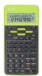 Sharp Számológép, tudományos, 273 funkció, SHARP "EL-531", zöld (EL531THBGR/XHBGR/XHGRC) - tonerpiac